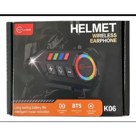 Fone de Ouvido de Capacete Moto Bluetooth Controle De Voz microfone para moto intercomunicador