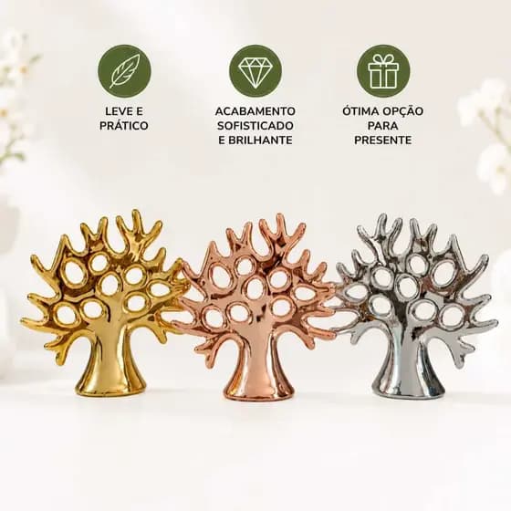 UNIDADE Árvore da Vida de Cerâmica pequena 11,5cm Enfeite Decorativo Objeto/Ornamento para Decoração