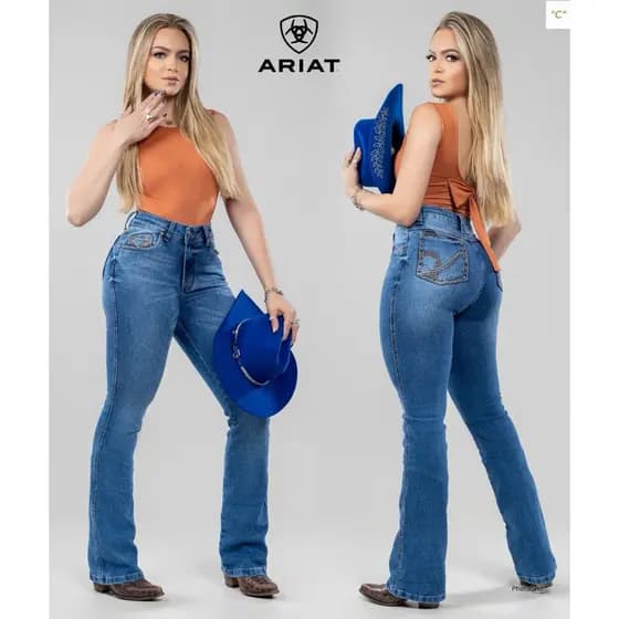 Calça Country Jeans Com lycra Bojo Removível no BumBum Aumenta e Modela