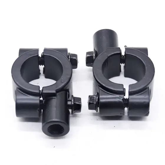 Adaptador com Braçadeira de Suporte para Espelho para Guidão de Bike/Moto