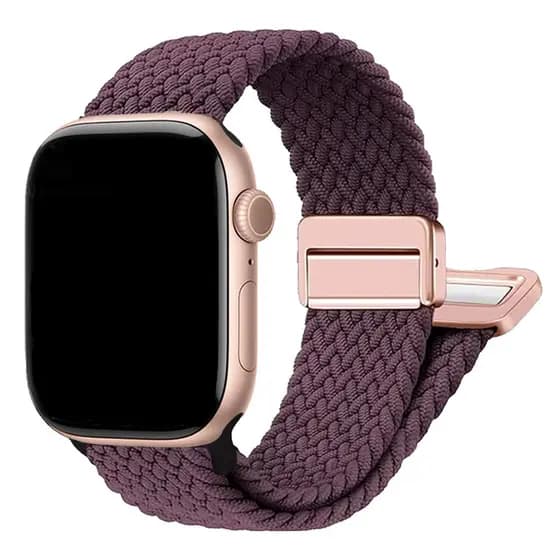 Pulseira Nylon Solo Trançada Magnética Compatível com Apple Watch - NÃO É O RELÓGIO