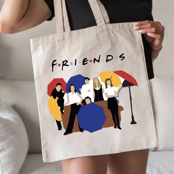 Bolsa Ecologica Ecobag "FRIENDS" 100% algodão