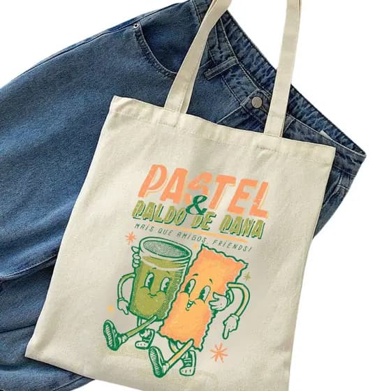 Bolsa Ecologica Ecobag "PASTEL E CALDO" - 100 algodão