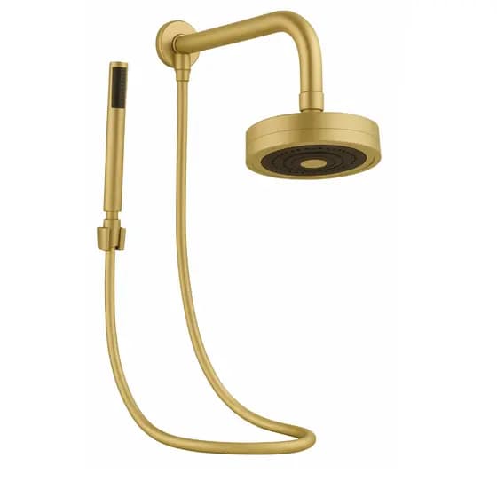 Chuveiro Evo Casa Dourado Fosco Autolimpante 12,5cm