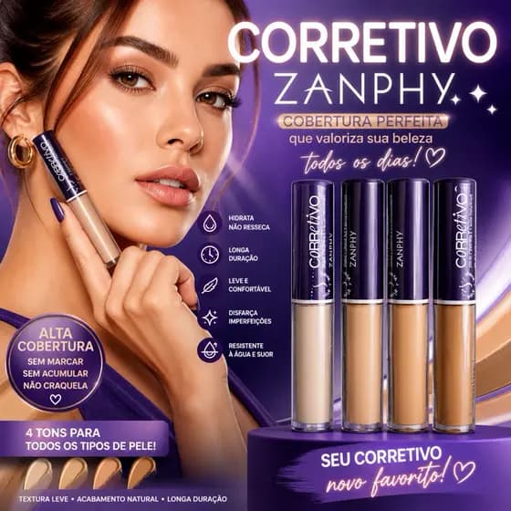 Corretivo Líquido Zanphy