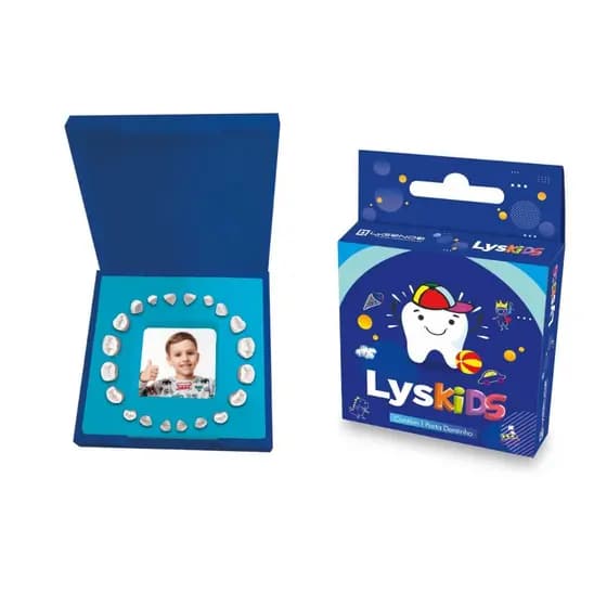 Porta Dentinhos Azul Menino LysKids Lysanda