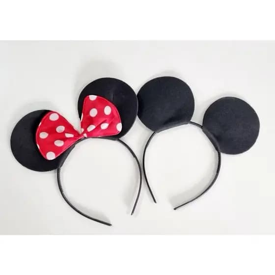 12 unidades Tiaras Orelhinha Arco Da Minnie Mickey festa aniversário