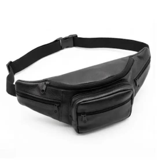 Pochete De couro Bolsa De Cintura Masculina Bolsos