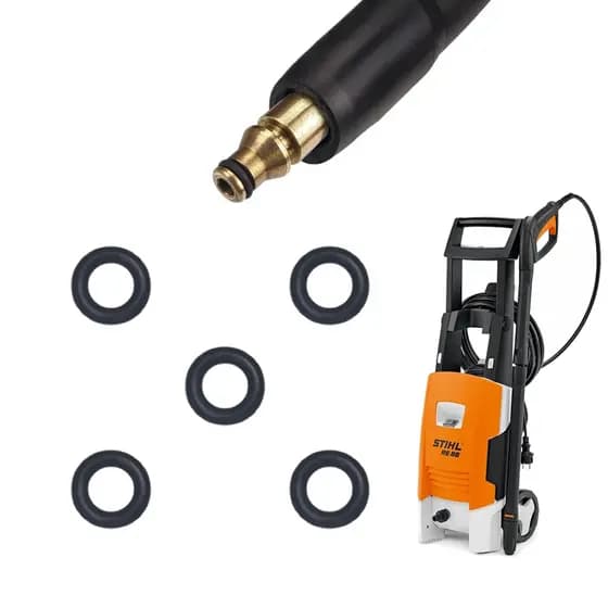 Anel Oring Borrachinha Vedação Compatível Com Mangueira STIHL RE 88 - 05 Unidades