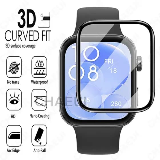 Filme Protetor De Tela 3D Capa Completa Para Huawei Watch Fit 5 4 Pro 3 2 / Huawei Watch Fit Special Edition