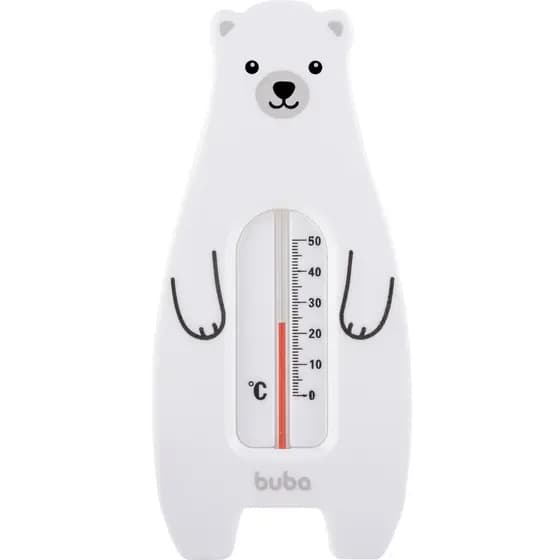Termômetro De Banheira Para Banho Bebê Ursinho Polar Buba Flutua Na Água
