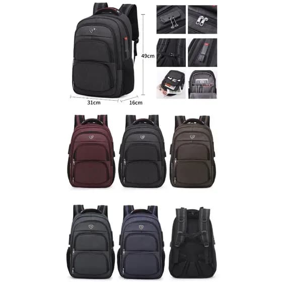 Mochila Notebook Impermeavel Executiva Escolar Adulto Masculina Feminina Cabo De Aço