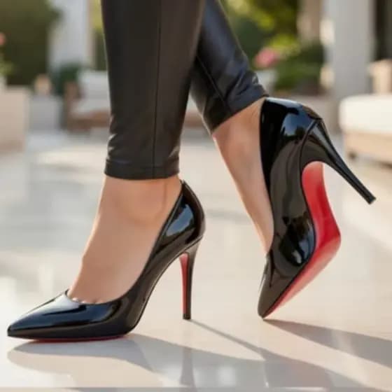 Scarpin Feminino Sophia Shoes Sapato Salto Fino Alto 10cm Clássico Verniz Brilho Bico Fino Social