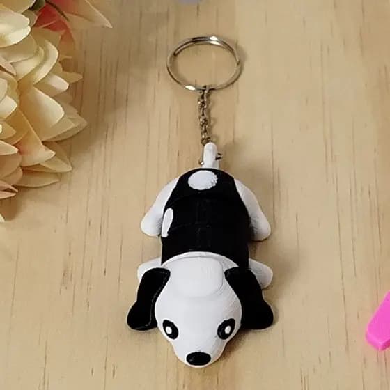 Chaveiro cachorrinho lindos chaveiros articulados impressão 3D