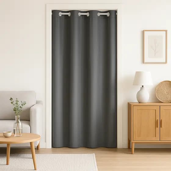 Cortina Blackout Para Porta 1,40 x 2,20 De PVC Cortina Para Porta Blindx