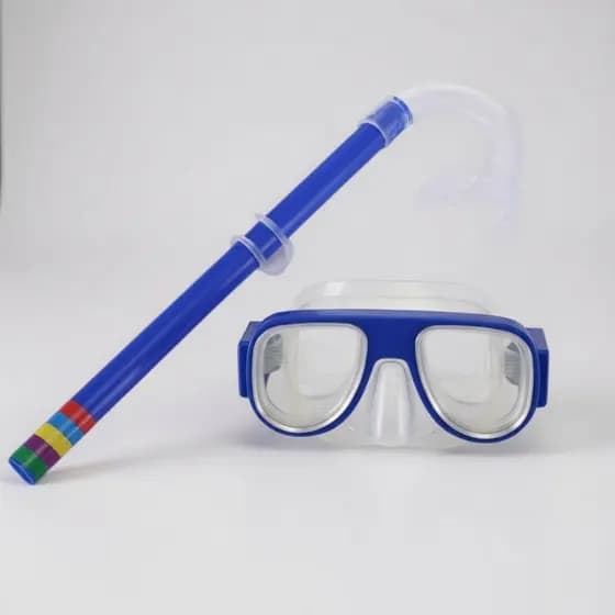 Kit Mergulho Snorkel Óculos Infantil Ajuste Máscara Piscina Praia Férias