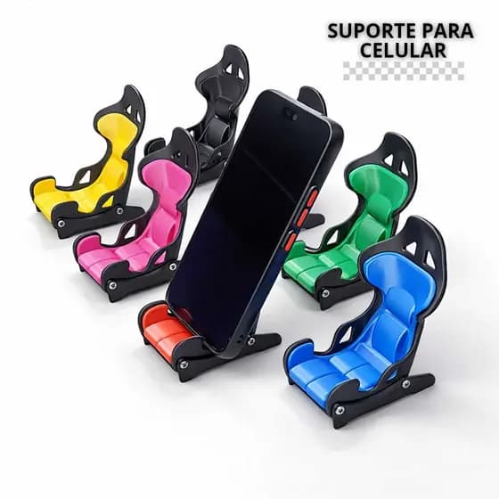 Suporte de Mesa Porta Celular Universal Banco Carro Gamer Recaro