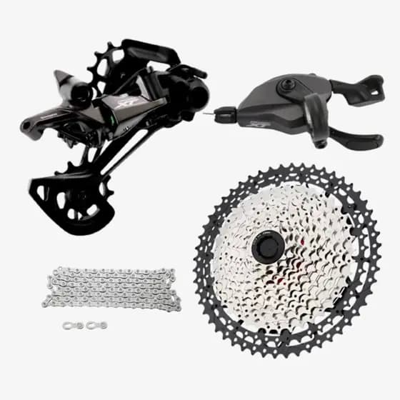 PROMOÇÃO - KIT SHIMANO DEORE XT 8100 COM CASSETE HG