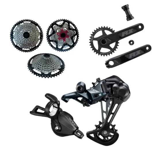 Grupo Shimano 12V SLX 7100 Cassete HG e pedivela HG