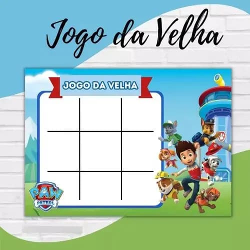 5 Jogo da velha personalizado