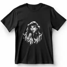 Camiseta Taylor-Swift-Estampa Blusa Camisa de 100% Algodão