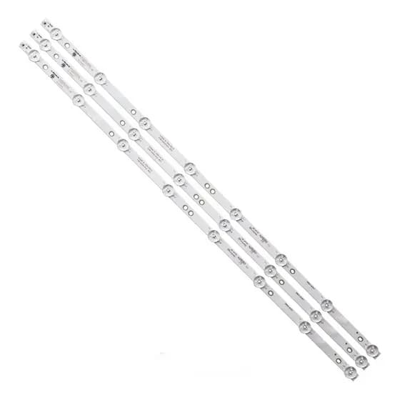 Barra de LED AOC 32" LE32H1465/25 LE32M1475 - Kit com 3 Barras Novas, Nota Fiscal e com Envio Imediato