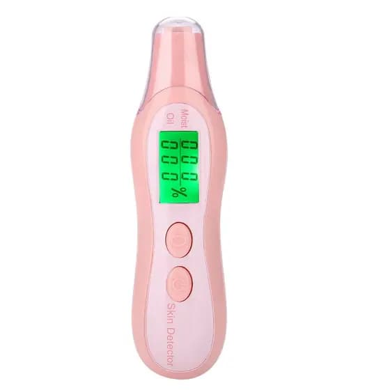 Mini Analisador Digital De Pele Portátil LCD Umidade Facial Óleo Monitor De Água Da Ferramentas De Cuidados Com A