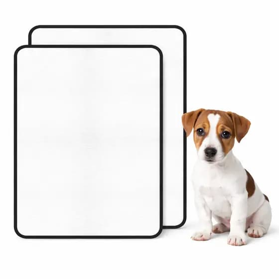 Kit 2 Tapete Higiênico Pet Lavável Reutilizável Para Caes Cor Preto Nao Vaza