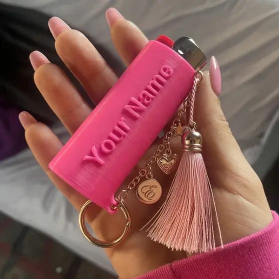 Capinha Personalizada para Isqueiro BIC – Com Seu Nome! | Impressão 3D | Presente Criativo