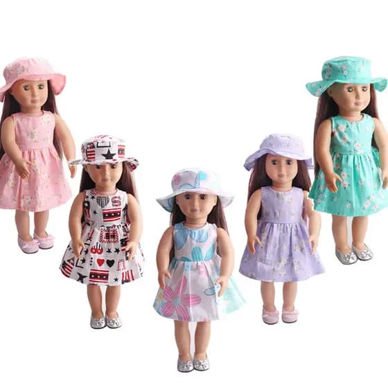 Vestido De Boneca Americana De 18 Polegadas