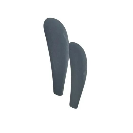 Kit 10 Unidades (05 Pares) Ombreiras de Veludo Antideslizantes para Cabides – Cinza