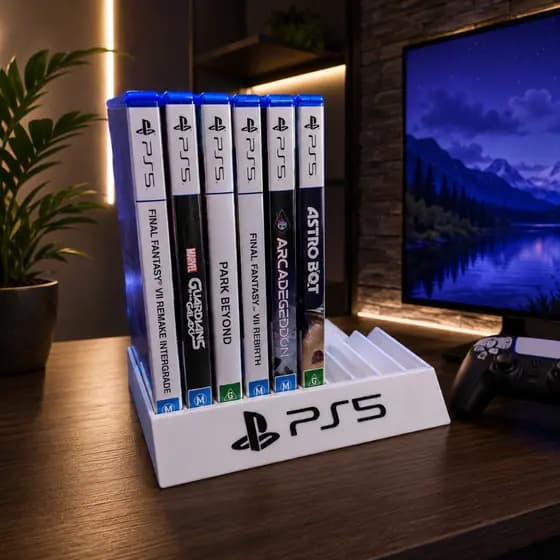 Suporte para 10 Jogos PS5 | Organizador de Jogos PlayStation 5 | Expositor PS5