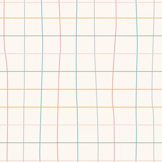 Papel de Parede Adesivo Lavável Grid Infantil Alana 10m x 50cm