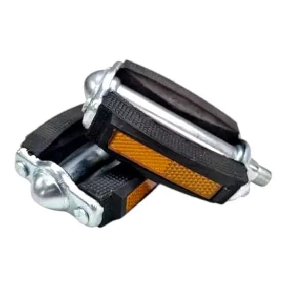 Pedal 1/2" Rosca Fina Retrô Alvorada Emborrachado Aço