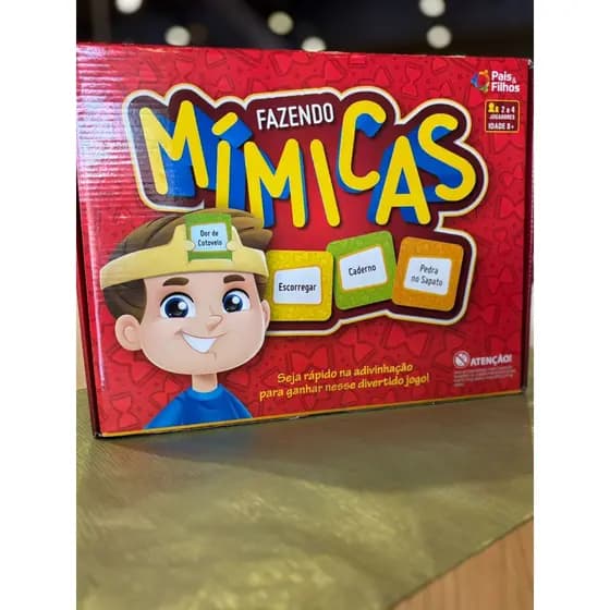 Jogo de Mímicas Educativo - Fazendo Mímicas: Estimula Criatividade e Interação