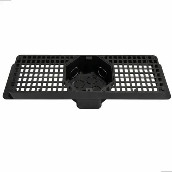 Caixa de Luz suporte para laje 30cm PRETO kit com 5