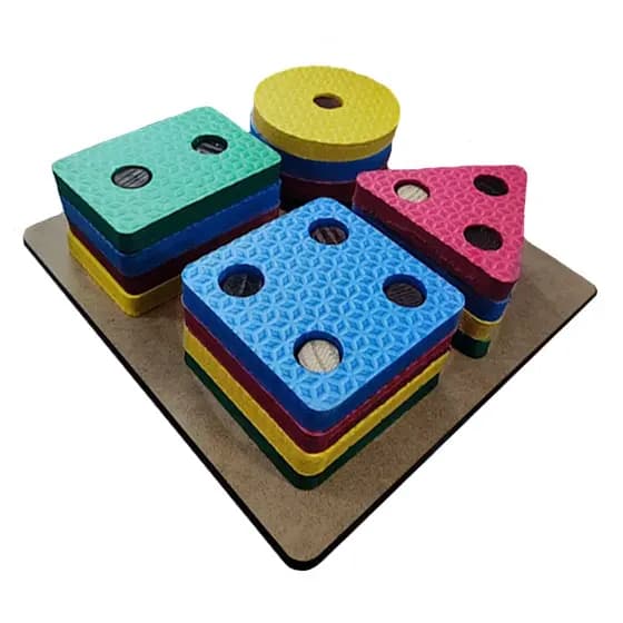 Brinquedo Pedagógico / Educativo Prancha de Seleção Colorida