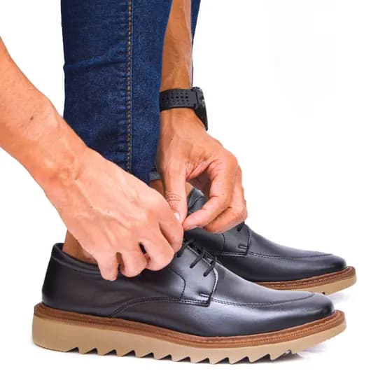 Social Oxford Loafer Kit com 3 Pares Masculino Preto e Marrom no Eventos Trabalho Festas Elegante