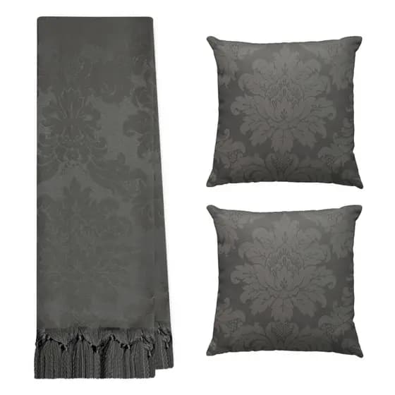 Kit Manta Para Sofá E Cama Protetora Com 2 Capas de Almofada