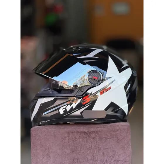 Capacete Fechado Fw3 Moto Gtx Star C/ocúlos