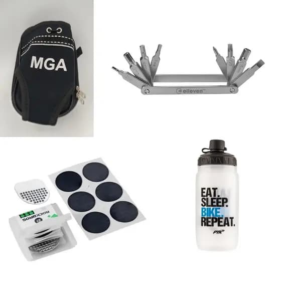 Kit Bicicleta Bolsa de Selim Caramanhola Ferramenta Remendo