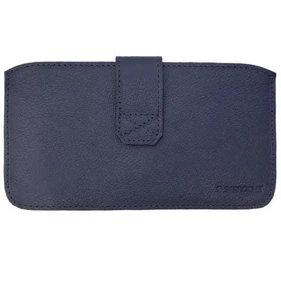 Case Capa Capinha Sob Medida para Celular Smartphone em Couro Legítimo com Alça para Cinto e Fecho