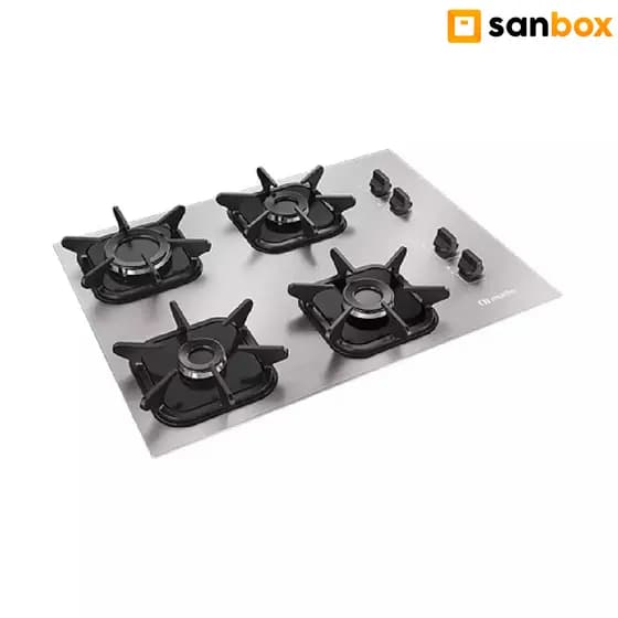 Cooktop 4 Bocas Mueller Alumínio Ultra Chama Automatico-bivolt