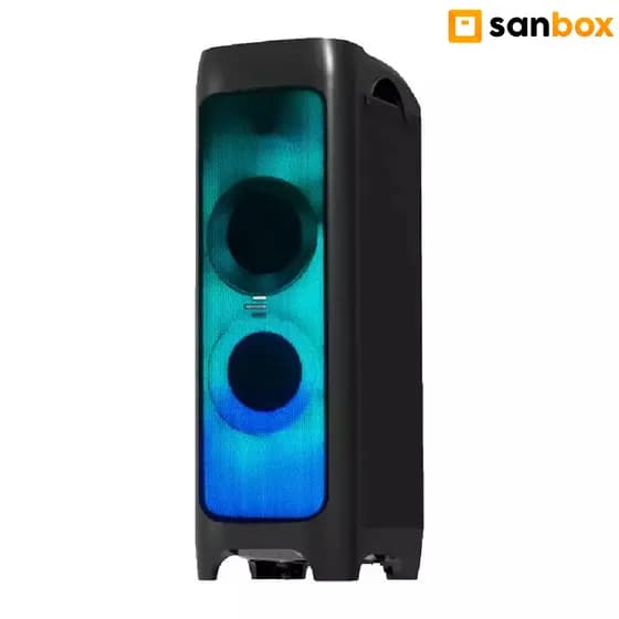 Caixa De Som Pulse Sp512 Flamebox Dj Torre Bluetooth Led Tws-5000w