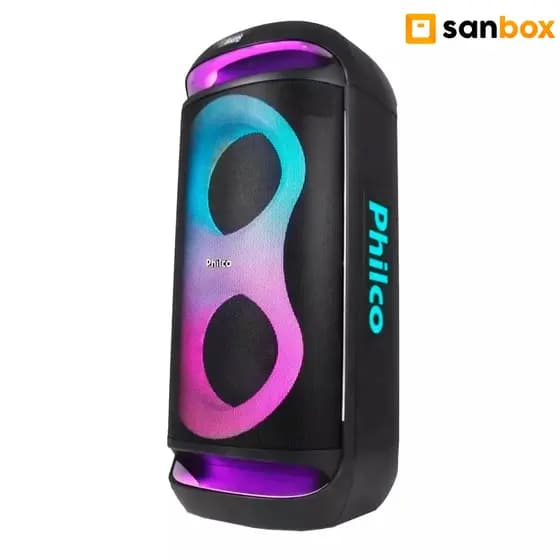 Caixa de Som Philco PCX6702 Portátil Bluetooth Flash Light ExBass-800W