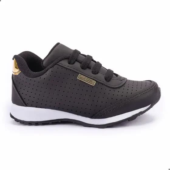 Tenis Infantil Menina Escolar Volta As Aulas Tenis Infantil Feminino Preto Club Happy Varias Cores