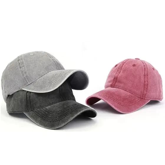 Boné Liso Várias Cores Clássico Dad Hat Baisebol Cap Vintage Estonado Chapéu Unisex Ajustável