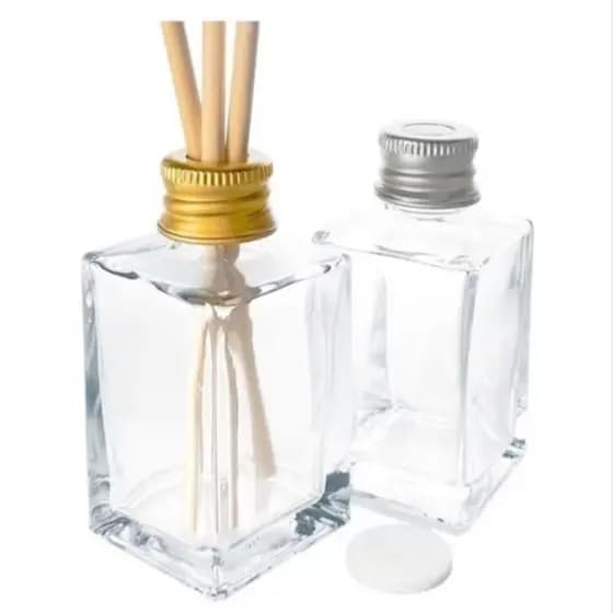 10-vidros p/aromatizador de ambiente 30ml com tampa aluminio