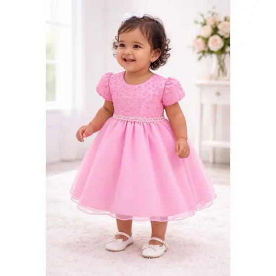 vestido infantil bebe festa batizado daminha aniversário