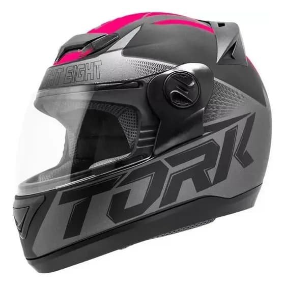 Capacete Liberty Evolution G7 Rosa Brilhante Pro Tork 60